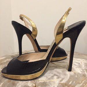 💛🖤 Jimmy Choo heels 🖤💛